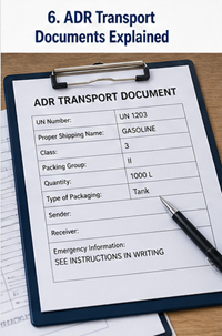 Έγγραφα ADR και συνοδευτικά έγγραφα αποστολής επικίνδυνων εμπορευμάτων για ευρωπαϊκά logistics