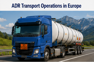 Λειτουργίες ADR logistics σε όλη την Ευρώπη με φορτηγά επικίνδυνων εμπορευμάτων και συστήματα συμμόρφωσης