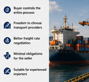 Πλεονεκτήματα στον σχεδιασμό διεθνών logistics και στη διαχείριση μεταφορών υπό όρους EXW