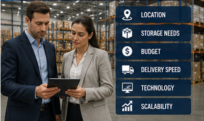 Στελέχη logistics που επιλέγουν λύσεις αποθήκης για λειτουργίες εφοδιαστικής αλυσίδας