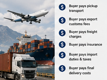 Κόστη διεθνούς μεταφοράς και σχεδιασμός logistics υπό όρους αποστολής EXW
