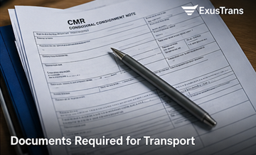Έγγραφο μεταφοράς CMR, τιμολόγιο, έγγραφα logistics στην Ευρώπη, τεκμηρίωση φορτίου